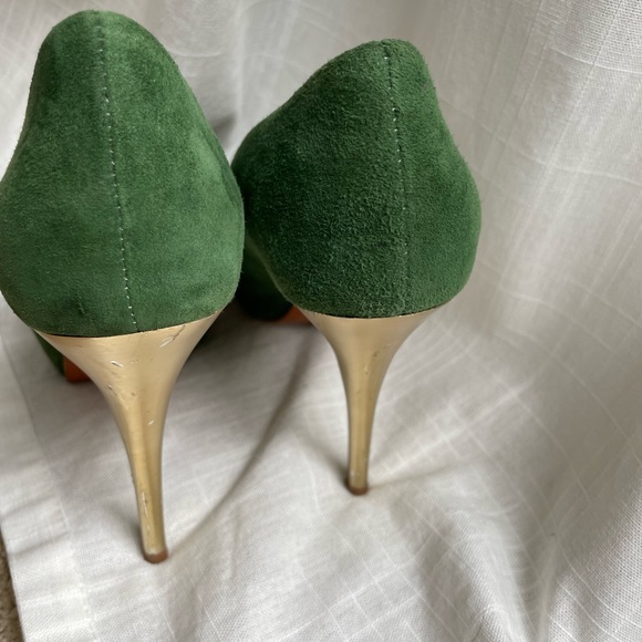 Zara suede high heeled pump - Picture 2 of 3